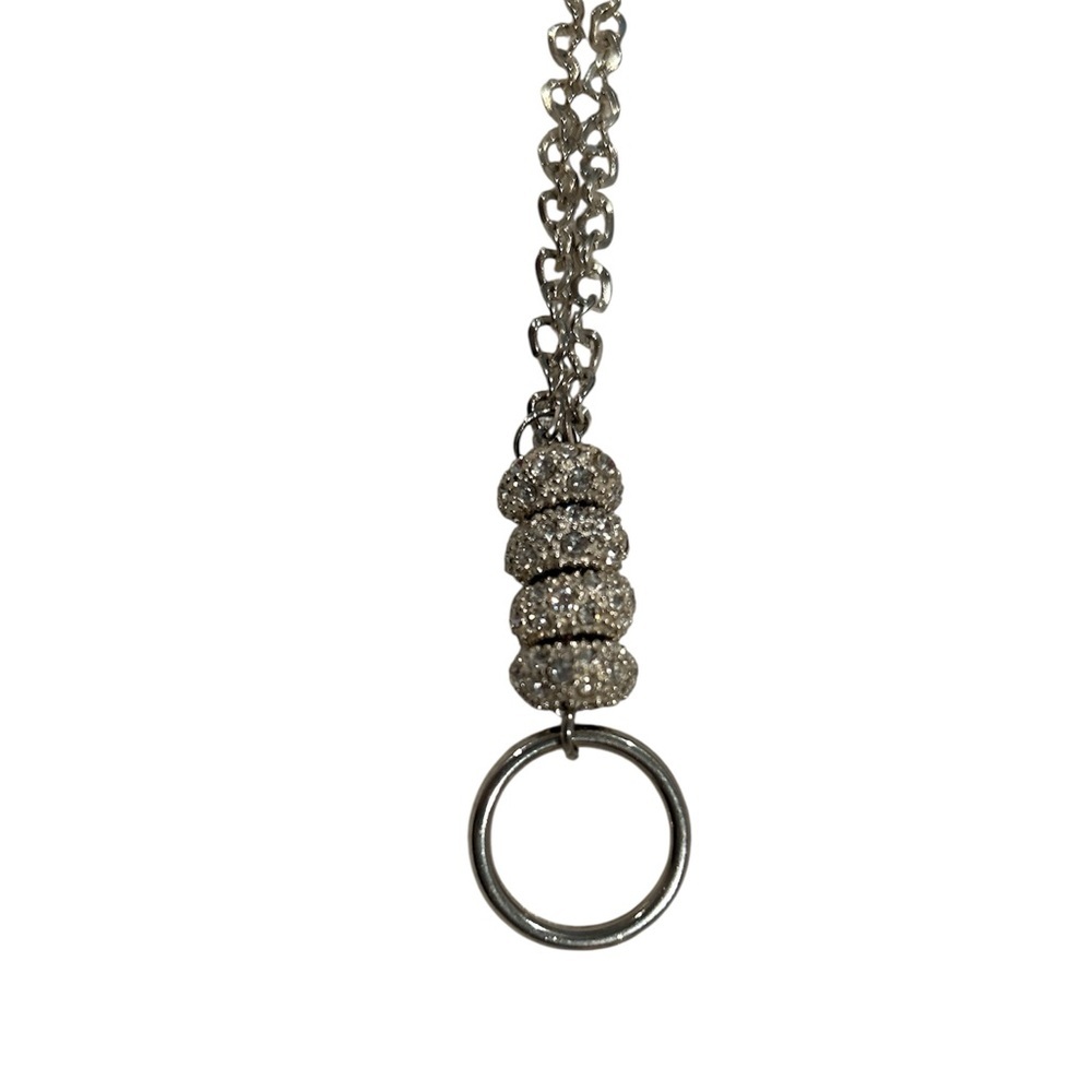 Silver Chain Lanyard - Picture 2 of 2